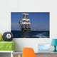 Tall Sailing Ship at Sea Wall Mural
