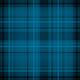 Blue Plaid Fabric Pattern Wall Decal