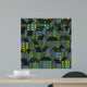 City Seamless Pattern Night Wall Decal