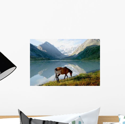 Horse Mountain Lake Ak-kem Wall Decal