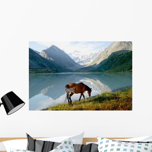 Horse Mountain Lake Ak-kem Wall Decal