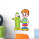 Elementary School Friends Wall Decal