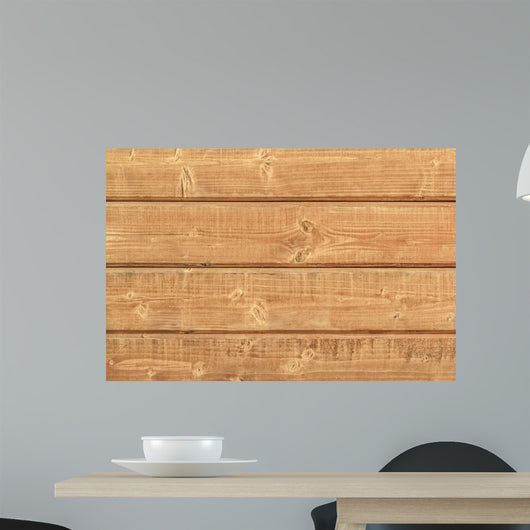 White Pine Planks Hut Wall Surface - Detail 