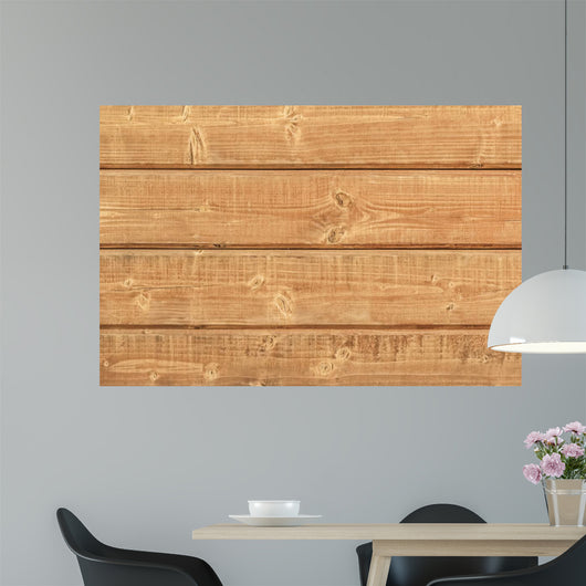 White Pine Planks Hut Wall Surface - Detail 