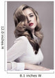Beautiful Blonde Woman. Retro Fashion Image. 