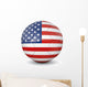 United States America Soccer Wall Decal