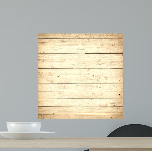 Horizontal Wooden Floor Pattern Wall Decal