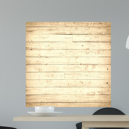 Horizontal Wooden Floor Pattern Wall Decal
