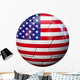Usa Flag Soccer Ball Wall Decal