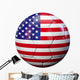 Usa Flag Soccer Ball Wall Decal