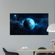 Planet Earth 3D on star background 