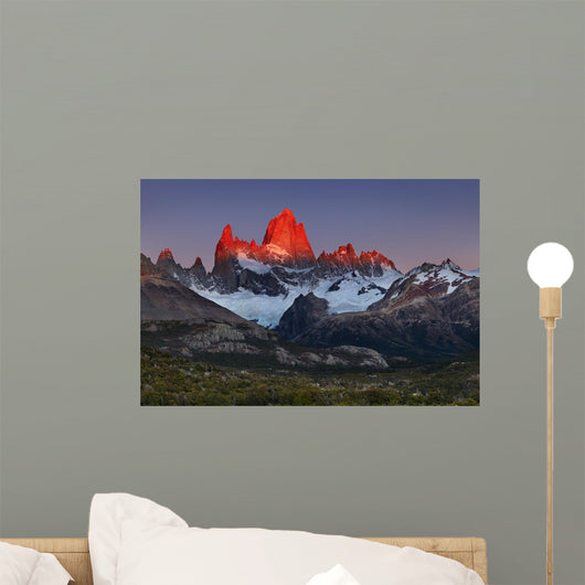 Mount Fitz Roy at Sunrise Patagonia Argentina Wall Mural