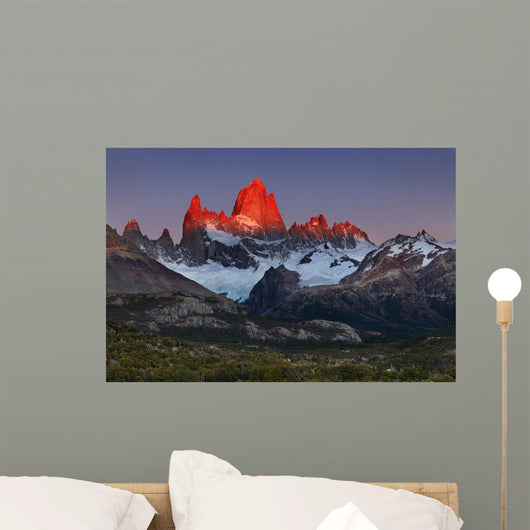 Mount Fitz Roy at Sunrise Patagonia Argentina Wall Mural