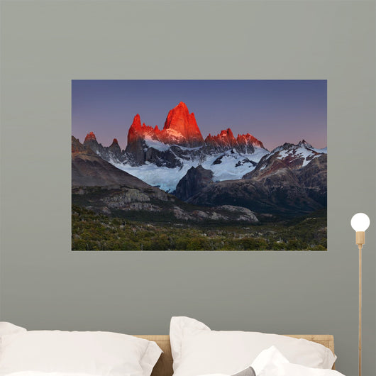 Mount Fitz Roy at Sunrise Patagonia Argentina Wall Mural