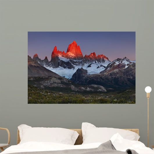 Mount Fitz Roy at Sunrise Patagonia Argentina Wall Mural