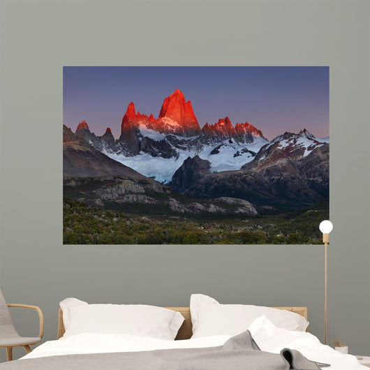 Mount Fitz Roy at Sunrise Patagonia Argentina Wall Mural