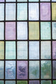 Colored Glass Window with Wall Decal