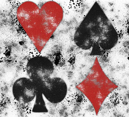 Poker Shape Wall Decal