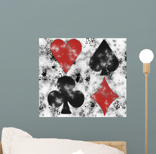 Poker Shape Wall Decal
