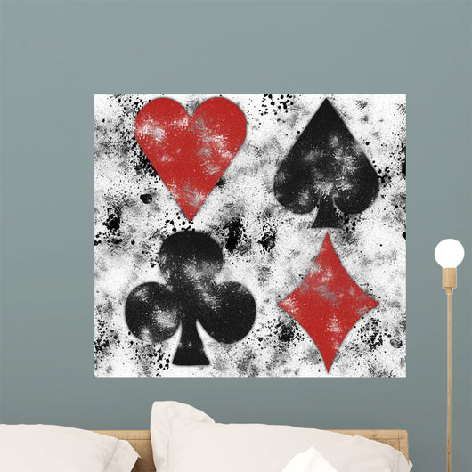 Poker Shape Wall Decal