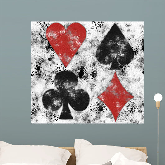 Poker Shape Wall Decal
