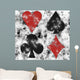 Poker Shape Wall Decal