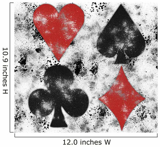 Poker Shape Wall Decal