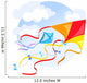 Emblem With a Kite and Clouds Wall Decal