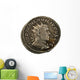 Ancient Roman Silver Coin Wall Decal
