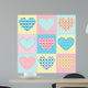 Seamless with Hearts Made Wall Decal