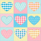 Seamless with Hearts Made Wall Decal