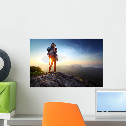 Hiker Wall Decal