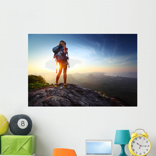 Hiker Wall Decal
