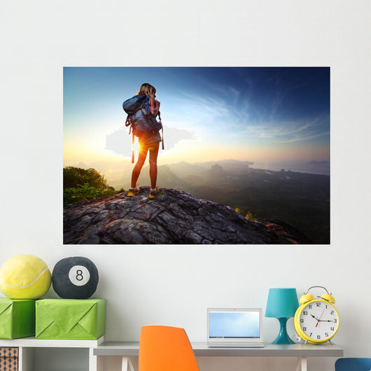 Hiker Wall Decal