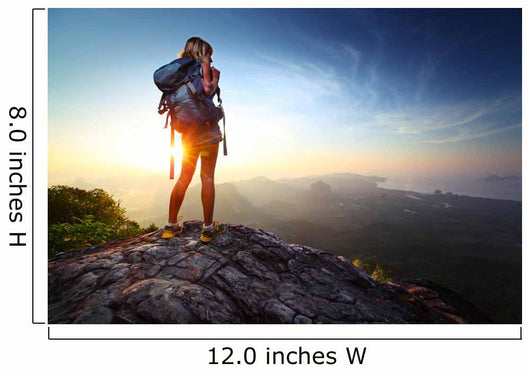 Hiker Wall Decal