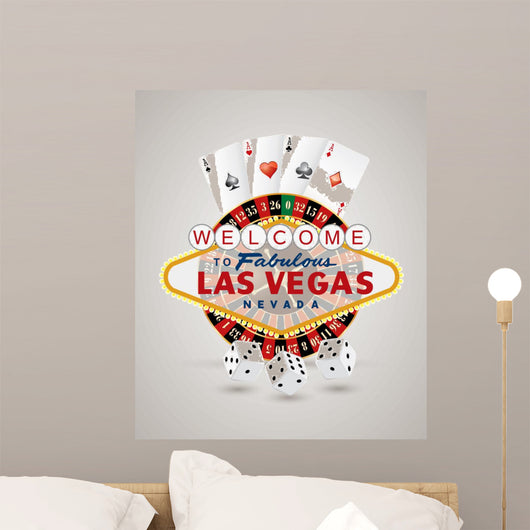  Wallmonkeys Welcome to Fabulous Las Vegas Sign Wall