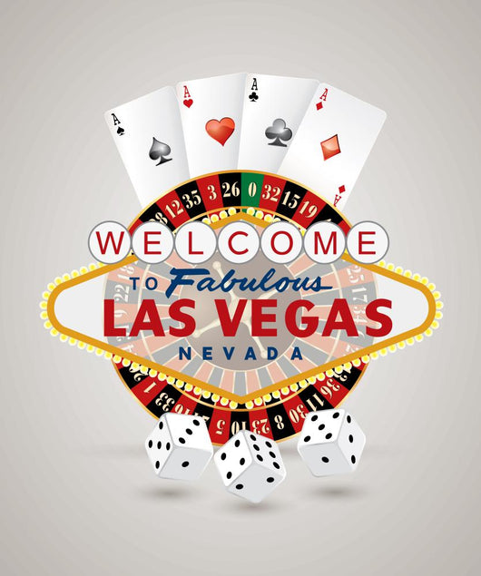 Vinyl Wall Decal Welcome Las Vegas Nevada Casino Gambling Stickers