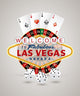 Las Vegas Poker Wall Decal