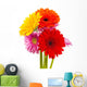 Colored Gerber Flower Wall Decal