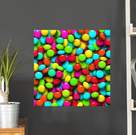 Background with candy 
