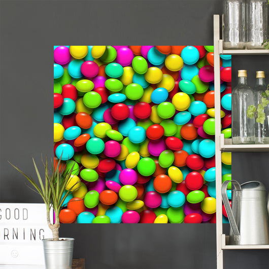 Background with candy 