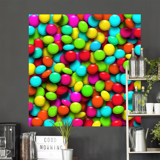 Background with candy 