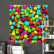 Background with candy 