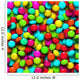 Background with candy 