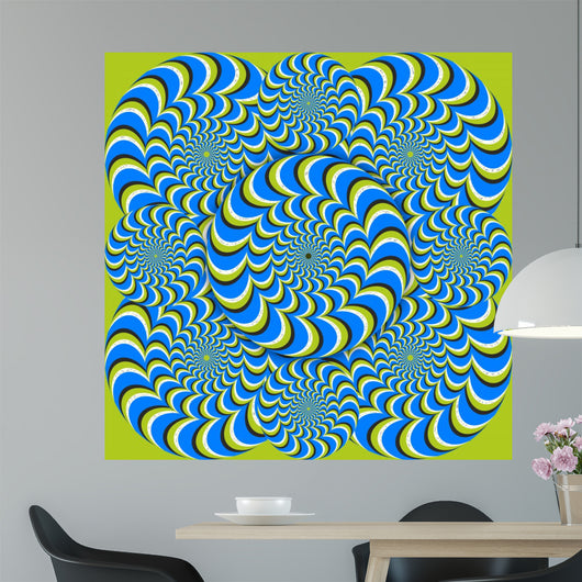 optical illusion wave circles 