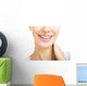 Beautiful smiling girl with retainer for teeth Wall Mural