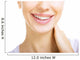 Beautiful smiling girl with retainer for teeth Wall Mural