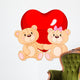 Teddy bears in love Wall Decal