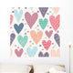 Hearts Seamless Pattern Wall Decal