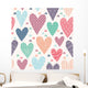 Hearts Seamless Pattern Wall Decal